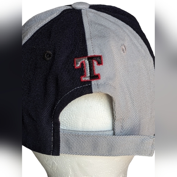 Vintage Texas Embroidered Hat Grey and Black Sams Cap Adjustable - Picture 6 of 13